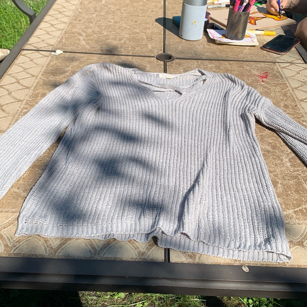 Grey sweater, size XL